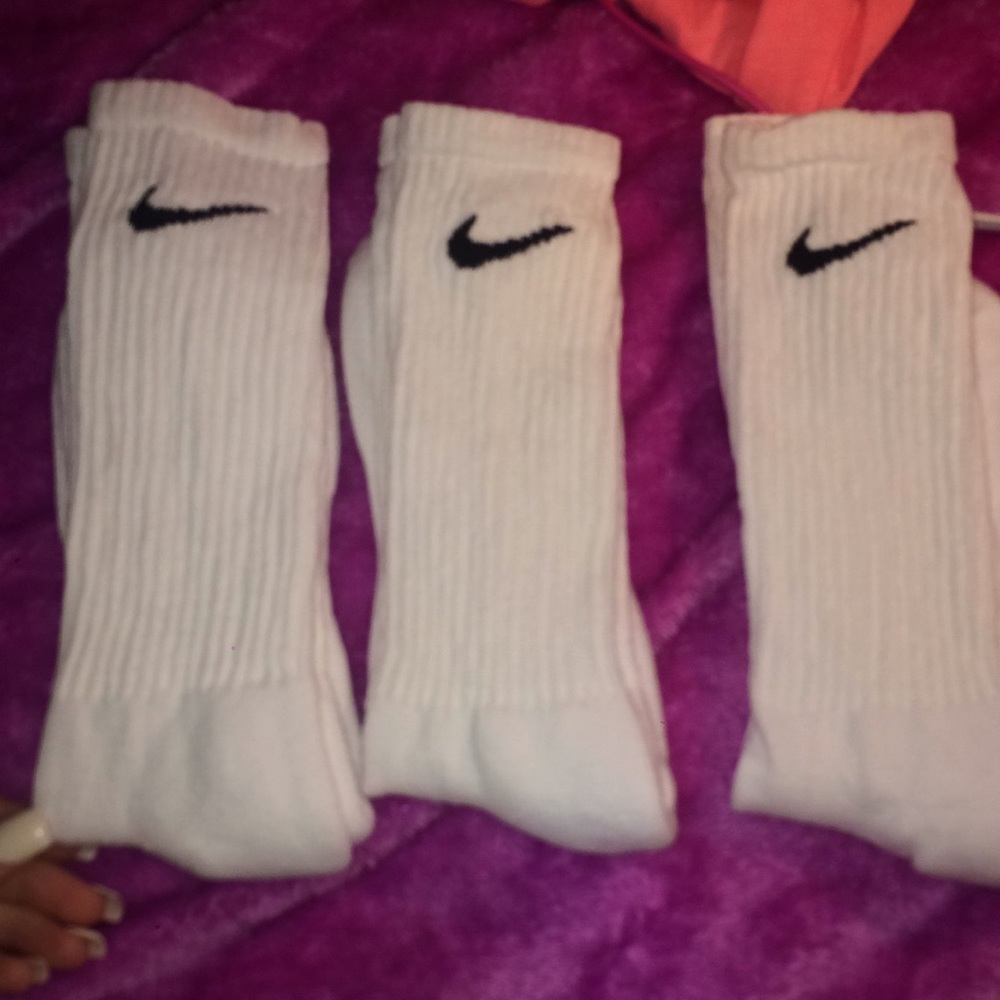 3 pair of Nike socks